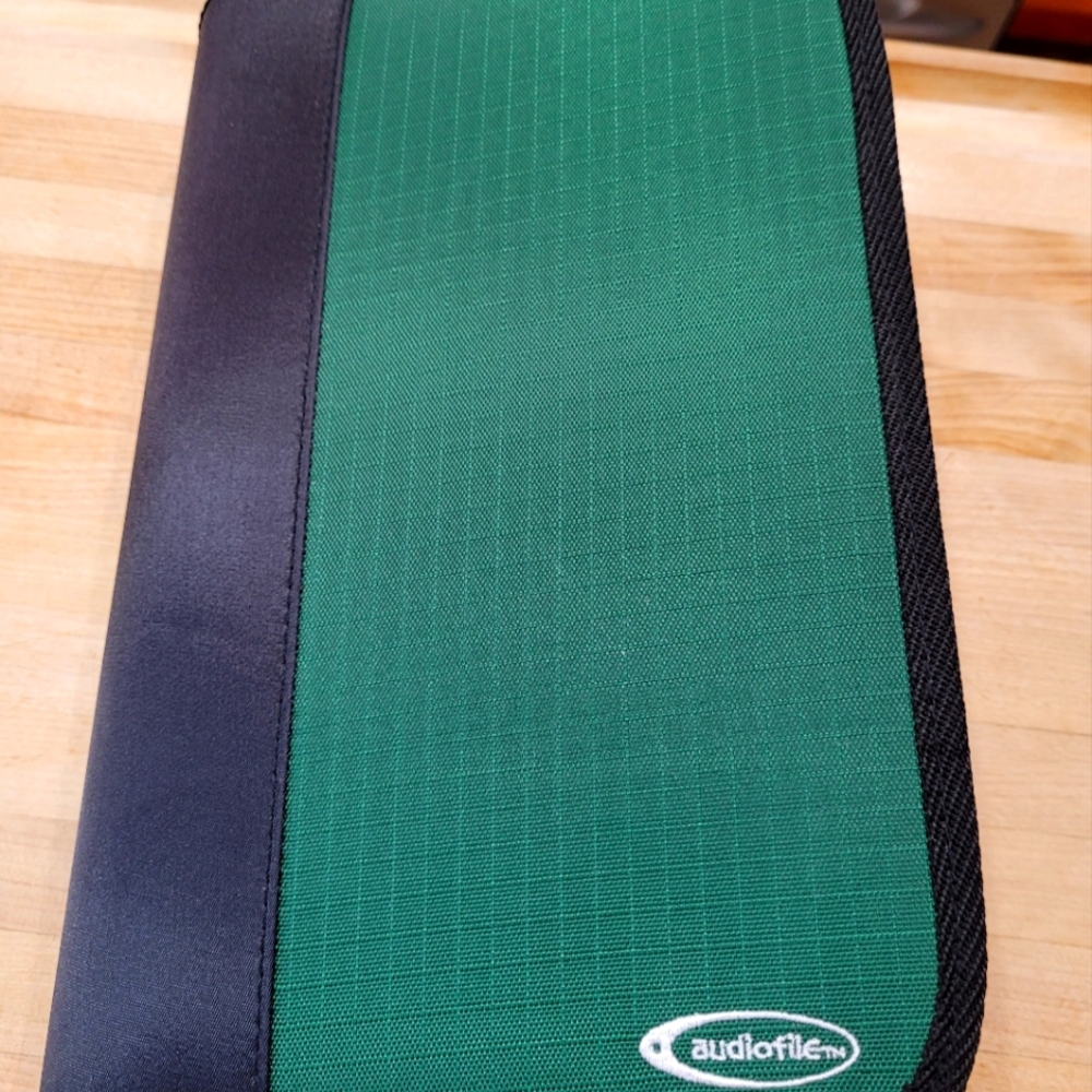 Audiofile Green and Black CD Case